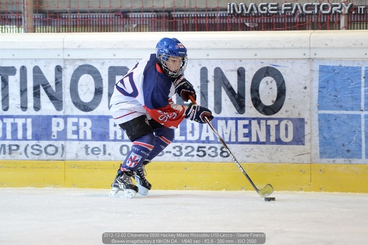 2012-12-02 Chiavenna 0930 Hockey Milano Rossoblu U10-Lecco - Gioele Finessi